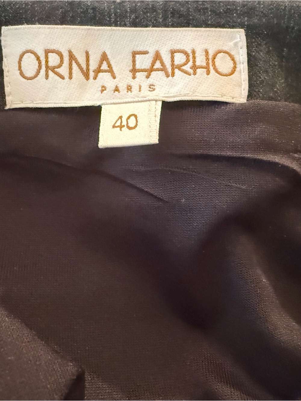 ORNA FARHO DENIM W/BEADING DRESSY 3 PSC SUIT TOP/SKIRT MANDALAY STYLE FR42/8US - Picture 13 of 13